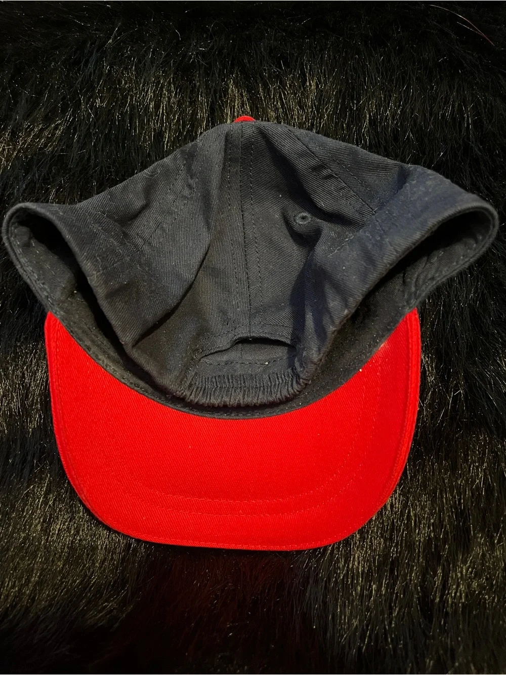 Gymboree Kids Patriotic Red Rim Cap with Embroidered Flag Size 12-24 Months